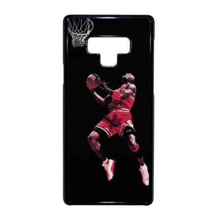 Michael Jordan kosaras kosárlabdás nba Samsung Galaxy Note 9 fekete tok