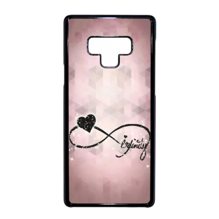 csajos lila infinity infinitis végtelen Samsung Galaxy Note 9 fekete tok