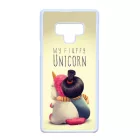 agnes unikornis gru my fluffy unicorn Samsung Galaxy Note 9 fehér tok