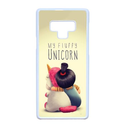 agnes unikornis gru my fluffy unicorn Samsung Galaxy Note 9 fehér tok