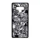 stickerbomb matricabomba Samsung Galaxy Note 9 fekete tok