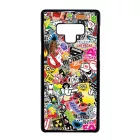stickerbomb matricabomba Samsung Galaxy Note 9 fekete tok