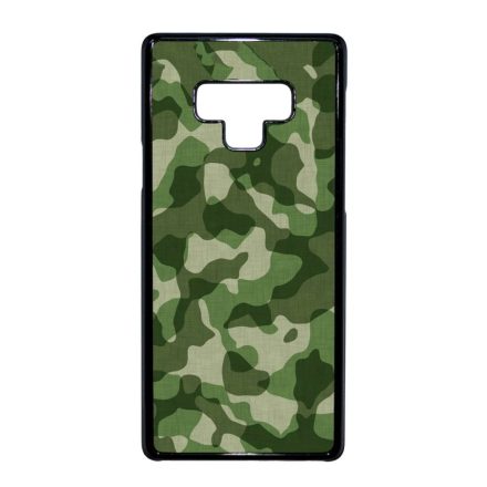 terepszin camouflage kamuflázs Samsung Galaxy Note 9 fekete tok