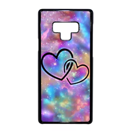 szerelem szerelmes szíves szivecskés hipster Samsung Galaxy Note 9 fekete tok