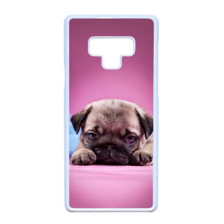 kölyök kutyus francia bulldog kutya Samsung Galaxy Note 9 fehér tok