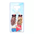 barátnők bff best friends forever legjobb barátnős besties Samsung Galaxy Note 9 fehér tok