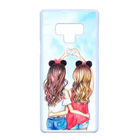 barátnők bff best friends forever legjobb barátnős besties Samsung Galaxy Note 9 fehér tok