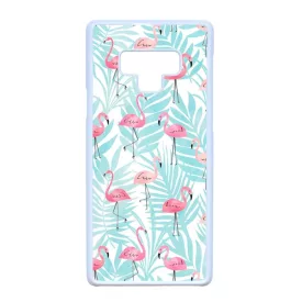 Flamingo Pálmafa nyár Samsung Galaxy Note 9 fehér tok