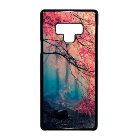 őszi erdős falevél természet Samsung Galaxy Note 9 fekete tok