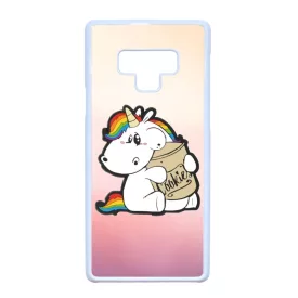 unicorn unikornis fantasy csajos Samsung Galaxy Note 9 fehér tok