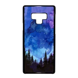 téli karácsonyi art Samsung Galaxy Note 9 fekete tok