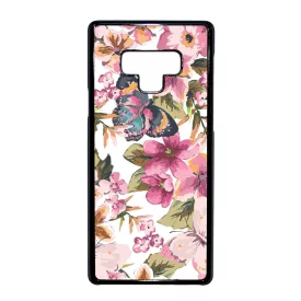 pillangós lepkés virág mintás Samsung Galaxy Note 9 tok
