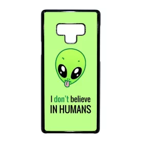 I dont believe in Humans ufo földönkívüli Samsung Galaxy Note 9 tok