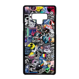 NASA matricabomba astronaut űrhajós stickerbomb Samsung Galaxy Note 9 tok