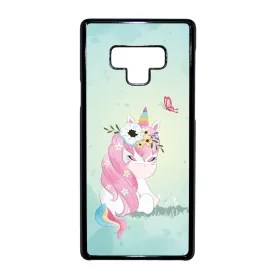 Édes unikornis és a Pillangó unicorn egyszarvú Samsung Galaxy Note 9 tok