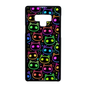 Halloween Macskak - Colored Samsung Galaxy Note 9 tok