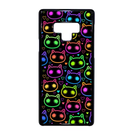 Halloween Macskak - Colored Samsung Galaxy Note 9 tok