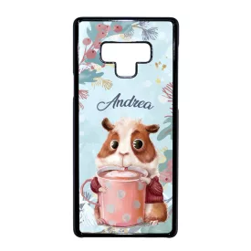 Kakaós hörcsög - Téli mintás Samsung Galaxy Note 9 tok
