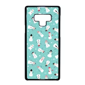 Cuki hóember mintás - Téli mintás Samsung Galaxy Note 9 tok