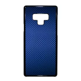 Gyönyörű kék karbon fiber mintás Samsung Galaxy Note 9 tok