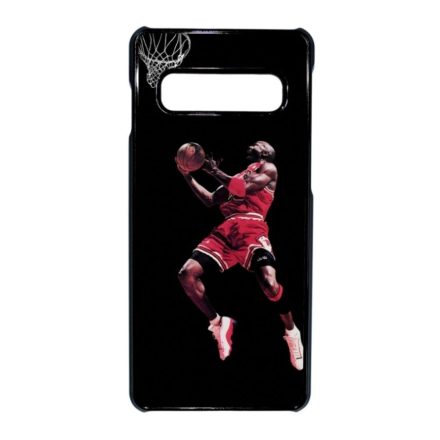 Michael Jordan kosaras kosárlabdás nba Samsung Galaxy S10 fekete tok