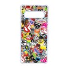 stickerbomb matricabomba Samsung Galaxy S10 fekete tok