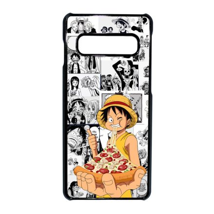 Monkey D Luffy Pizza - One Piece Samsung Galaxy S10 tok