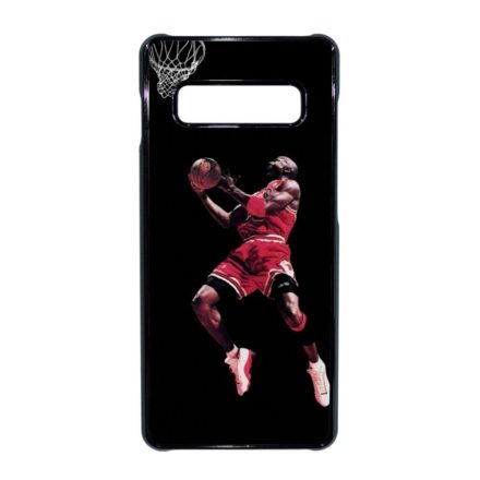 Michael Jordan kosaras kosárlabdás nba Samsung Galaxy S10 Plus fekete tok