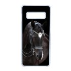 barna lovas ló Samsung Galaxy S10 Plus fekete tok