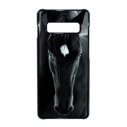 lovas fekete ló Samsung Galaxy S10 Plus fekete tok