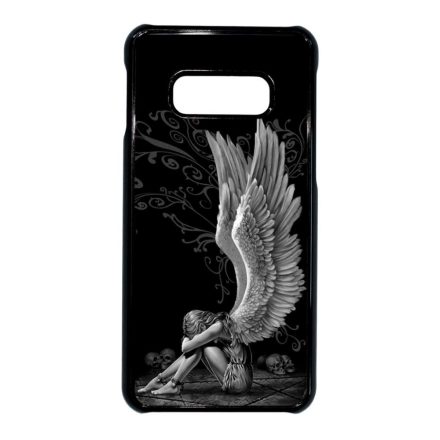 angyal angyalos fekete bukott Samsung Galaxy S10E fekete tok