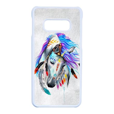 lovas indián ló art művészi native Samsung Galaxy S10E fehér tok