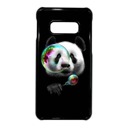 panda pandás Samsung Galaxy S10E fekete tok