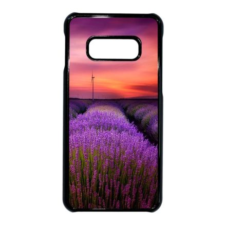 levendula levendulás levander lavender provence Samsung Galaxy S10E fekete tok