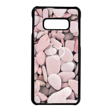 Tengerpart Kavicsok Szerelem Samsung Galaxy S10E fekete tok