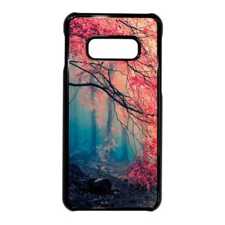 őszi erdős falevél természet Samsung Galaxy S10E fekete tok