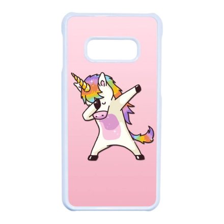 unicorn unikornis fantasy csajos Samsung Galaxy S10E fehér tok