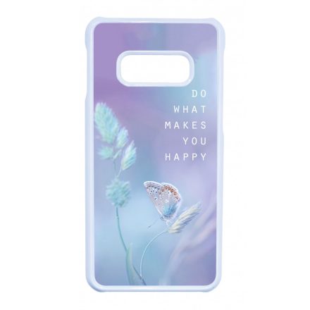 virágos tavaszi pillangós lepkés Samsung Galaxy S10E tok