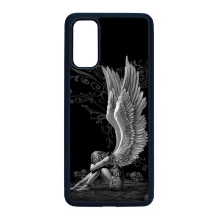angyal angyalos fekete bukott Samsung Galaxy S20 fekete tok