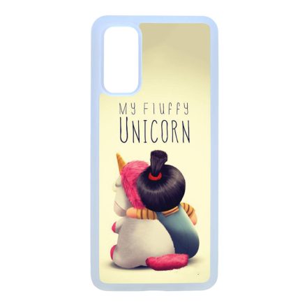 agnes unikornis gru my fluffy unicorn Samsung Galaxy S20 átlátszó tok