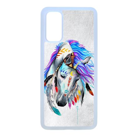 lovas indián ló art művészi native Samsung Galaxy S20 átlátszó tok