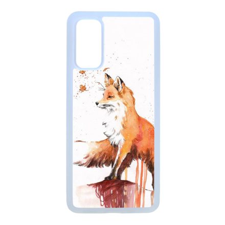 róka rókás fox Samsung Galaxy S20 átlátszó tok