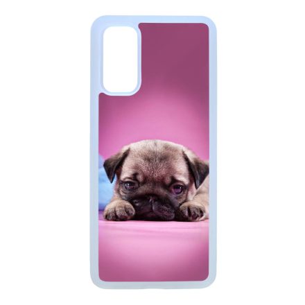 kölyök kutyus francia bulldog kutya Samsung Galaxy S20 átlátszó tok