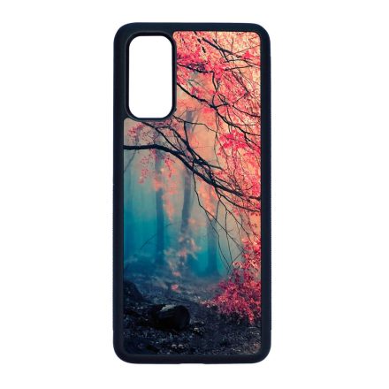 őszi erdős falevél természet Samsung Galaxy S20 fekete tok