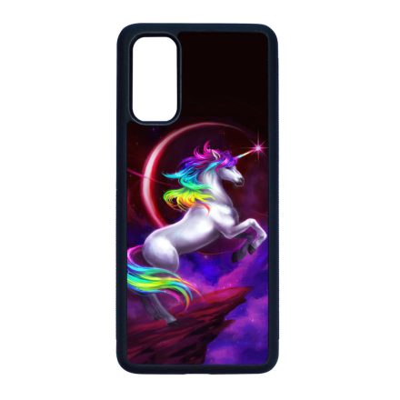 unicorn unikornis fantasy csajos Samsung Galaxy S20 fekete tok