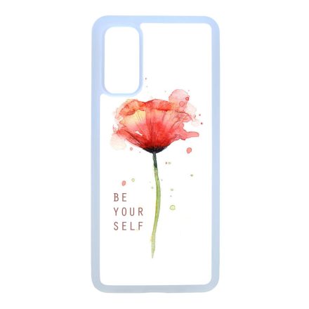 pitypangos be yourself virágos tavaszi Samsung Galaxy S20 átlátszó tok