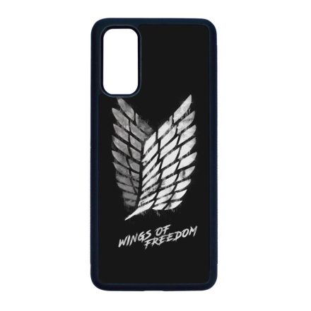 Wings of freedom Attack on titan aot Samsung Galaxy S20 fekete tok