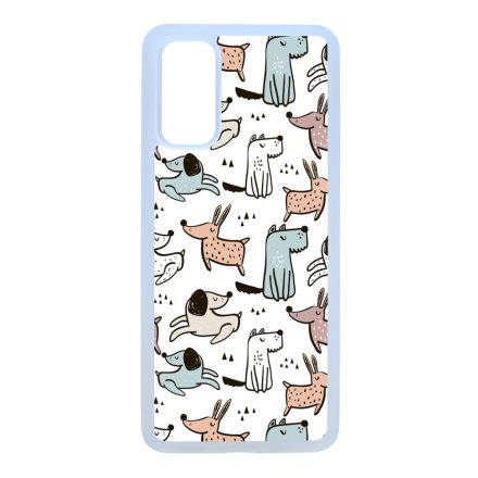 Tündéri rajzolt kutya mintás Samsung Galaxy S20 tok
