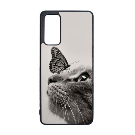 Cica és Pillangó - macskás Samsung Galaxy S20 FE tok