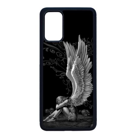 angyal angyalos fekete bukott Samsung Galaxy S20 Plus fekete tok